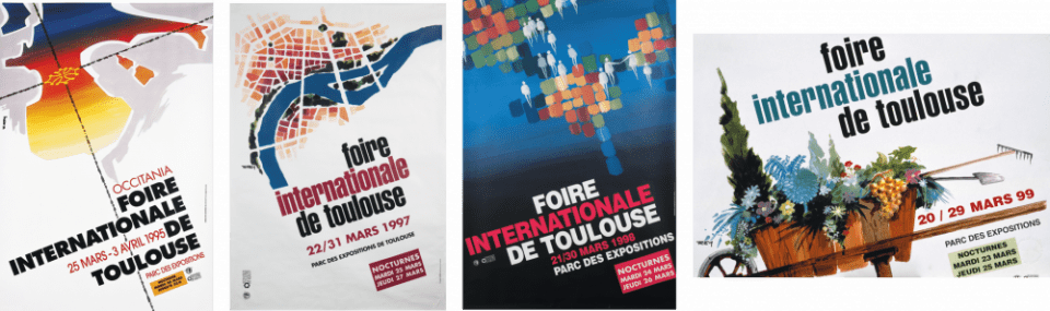 Affiches Foire Internationale de Toulouse 1993-2003