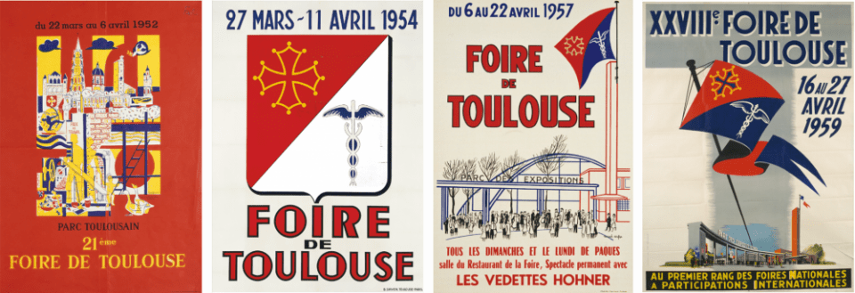 Affiches Foire Internationale de Toulouse 1952-1964